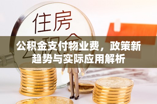 贺兰公积金支付物业费，政策新趋势与实际应用解析