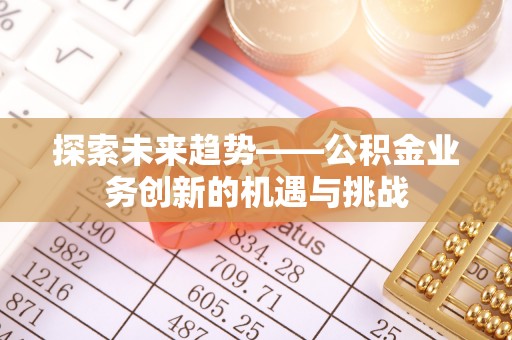 贺兰探索未来趋势——公积金业务创新的机遇与挑战
