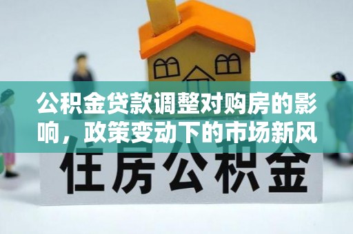 贺兰公积金贷款调整对购房的影响，政策变动下的市场新风向