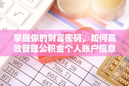 贺兰掌握你的财富密码，如何高效管理公积金个人账户信息