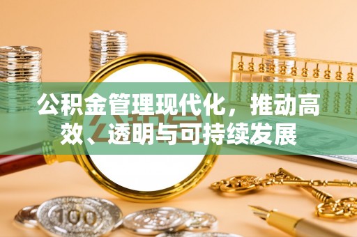 贺兰公积金管理现代化，推动高效、透明与可持续发展