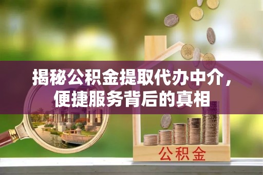 贺兰揭秘公积金提取代办中介，便捷服务背后的真相