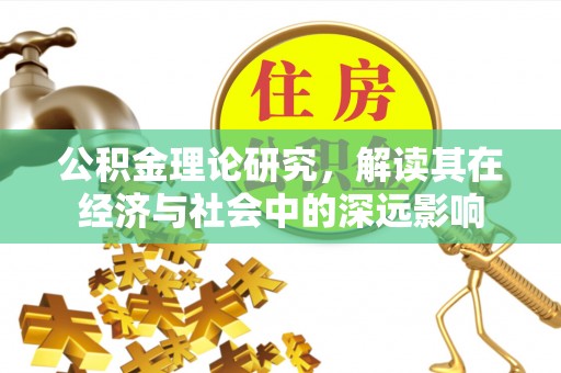 贺兰公积金理论研究，解读其在经济与社会中的深远影响