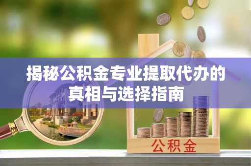 贺兰揭秘公积金专业提取代办的真相与选择指南