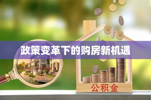 贺兰政策变革下的购房新机遇