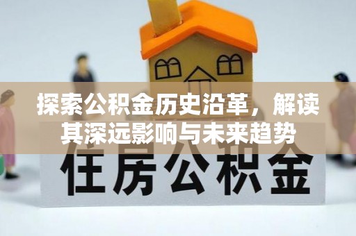 贺兰探索公积金历史沿革，解读其深远影响与未来趋势