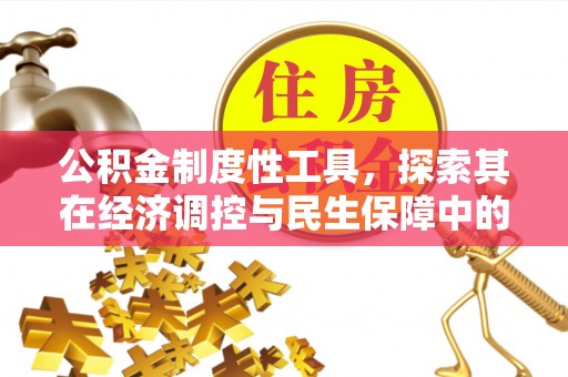 贺兰公积金制度性工具，探索其在经济调控与民生保障中的重要作用