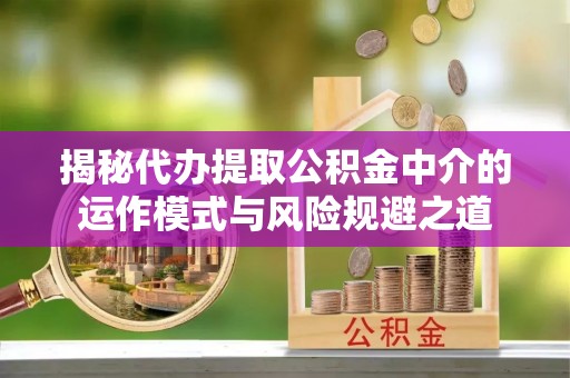 贺兰揭秘代办提取公积金中介的运作模式与风险规避之道