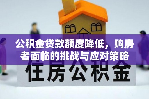 贺兰公积金贷款额度降低，购房者面临的挑战与应对策略